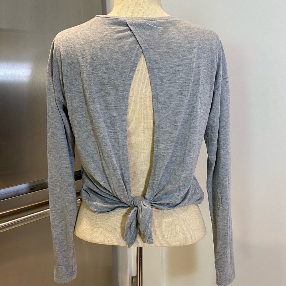 Forever 21 Open Back Workout Top